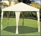 Coolaroo Gazebo - Accessories available include side panels and waterproof cover.