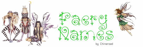 Faerie Names